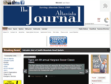 Tablet Screenshot of altavistajournal.com